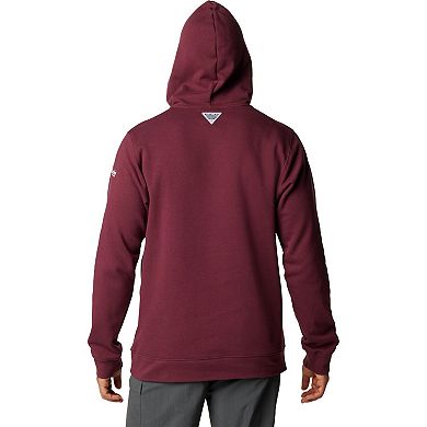 Men's Columbia Maroon Texas A&M Aggies PFG Fish Flag II Pullover Hoodie