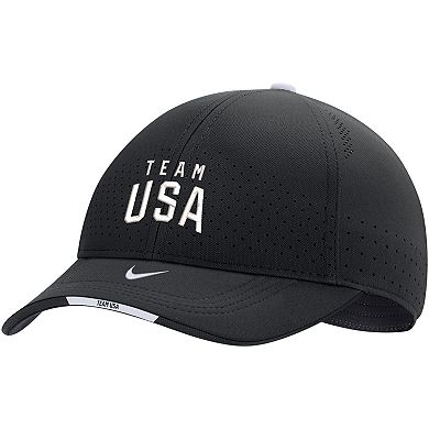 Men's Nike Black Team USA Sideline Legacy91 Performance Adjustable Hat