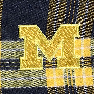 Men's Profile Navy/Maize Michigan Wolverines Big & Tall 2-Pack T-Shirt & Flannel Pants Set