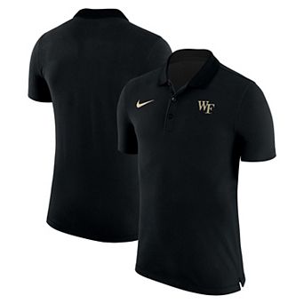 Men's Nike Black Wake Forest Demon Deacons Sideline Polo
