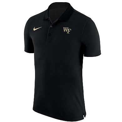 Men's Nike Black Wake Forest Demon Deacons Sideline Polo