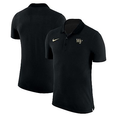 Men's Nike Black Wake Forest Demon Deacons Sideline Polo