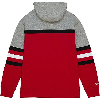 Men's Mitchell & Ness Crimson Alabama Crimson Tide Head Coach Pullover Hoodie