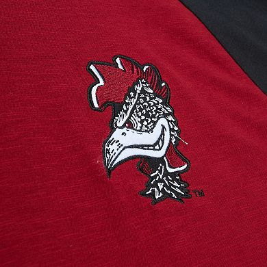 Men's Mitchell & Ness Garnet South Carolina Gamecocks Legendary Slub Raglan Long Sleeve T-Shirt
