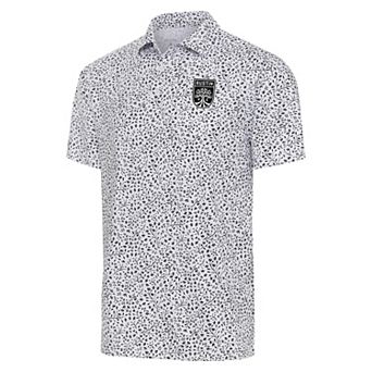 Men's Antigua White Austin FC Motion Polo