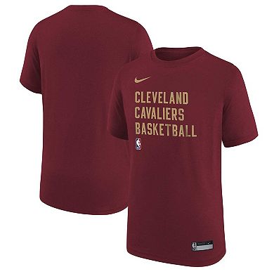 Youth Nike Red Cleveland Cavaliers Essential Practice T-Shirt