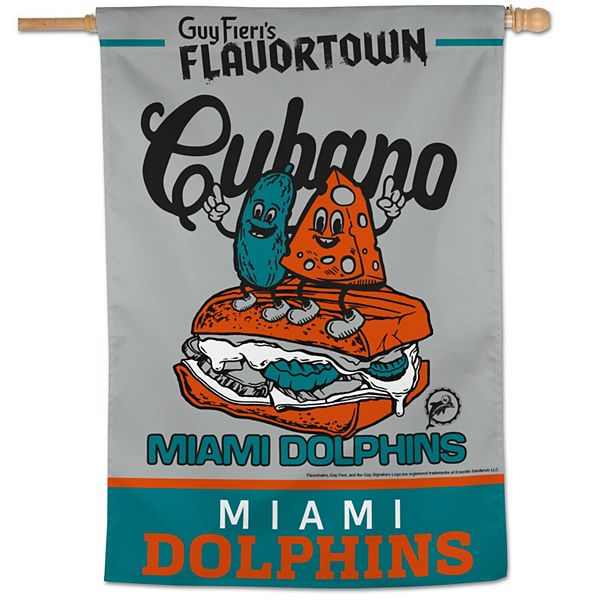 WinCraft Miami Dolphins Helmet Double Sided Garden Banner