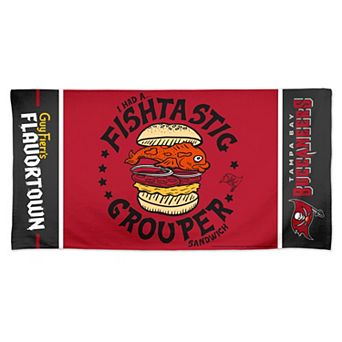 WinCraft Tampa Bay Buccaneers NFL x Guy Fieri’s Flavortown 30" x 60" Spectra Beach Towel