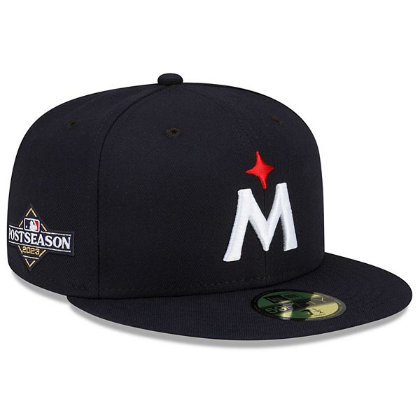 Men's New Era Navy Minnesota Twins 2023 Postseason Side Patch 59FIFTY ...