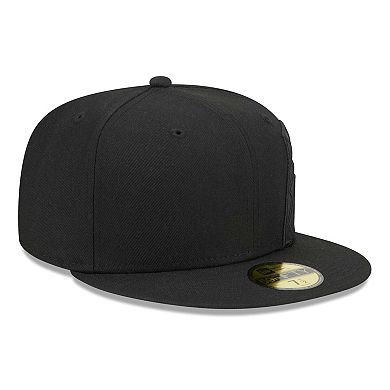 Men's New Era Black Arizona Diamondbacks Satin Peek 59FIFTY Fitted Hat