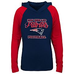 New Era Women's New England Patriots Burnout Blue T-Shirt