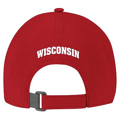 Women's Under Armour Red Wisconsin Badgers Logo Adjustable Hat