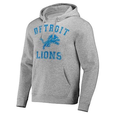 Men's NFL x Darius Rucker Collection by Fanatics Heather Gray Detroit ...