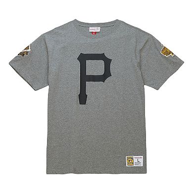 Men's Mitchell & Ness Roberto Clemente Gray Pittsburgh Pirates Legends Collection Player T-Shirt