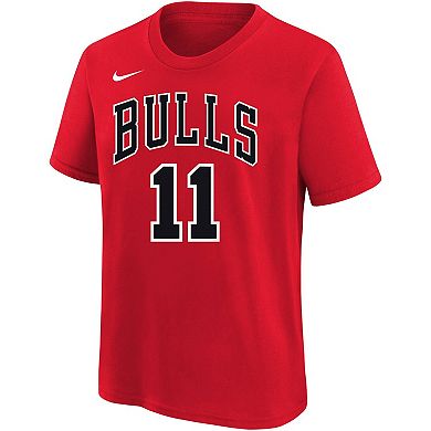 Youth DeMar DeRozan Red Chicago Bulls Icon Name & Number T-Shirt