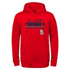 St. Louis Cardinals Hoodie Youth 16 Pink Majestic Full Zip Graphic Print  Logo
