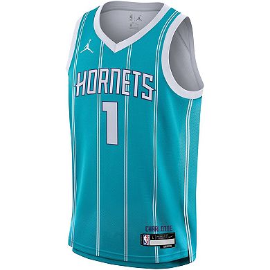 Youth Nike LaMelo Ball Teal Charlotte Hornets Swingman Jersey - Icon Edition