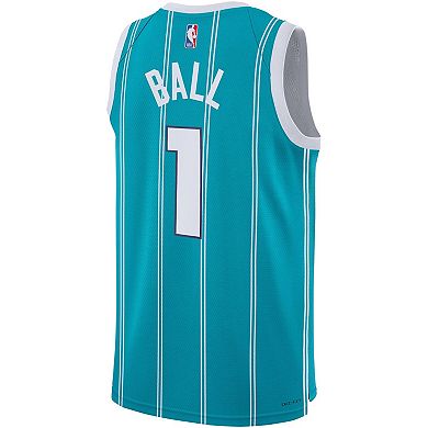 Youth Nike LaMelo Ball Teal Charlotte Hornets Swingman Jersey - Icon Edition