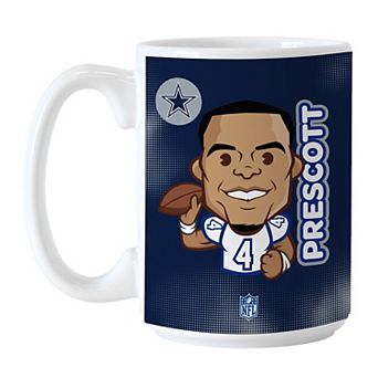 Dak Prescott Dallas Cowboys 15oz. Player Caricature Mug