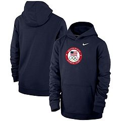 Women's Nike Navy Tennessee Titans 2023 Sideline Club Fleece Pullover Hoodie Size: Extra Small