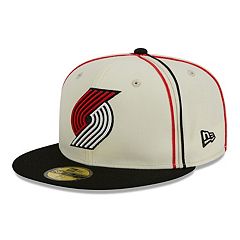 New Era Men's Black Portland Trail Blazers Sport Logo Cuffed Knit Hat with  Pom