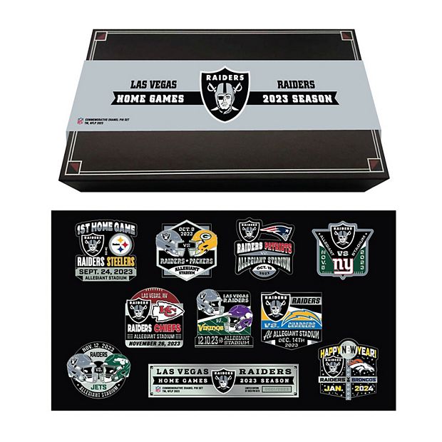 MOJO Las Vegas Raiders 2023 Game Day Pin Collector Set