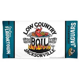 WinCraft Jacksonville Jaguars NFL x Guy Fieri’s Flavortown 30" x 60" Spectra Beach Towel