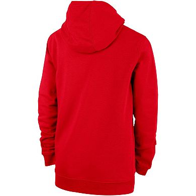 Youth Nike Red Team USA Club Fleece Pullover Hoodie