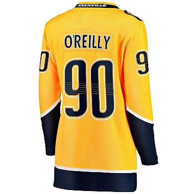 Women's Fanatics Branded Ryan O'Reilly Gold Nashville Predators Home Premier Breakaway Player Jersey
