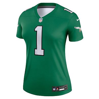 Women's Nike Jalen Hurts Kelly Green Philadelphia Eagles Alternate Legend Player Jersey