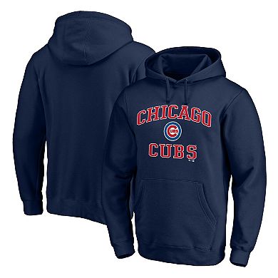 Men's Fanatics Branded Navy Chicago Cubs Heart & Soul Pullover Hoodie