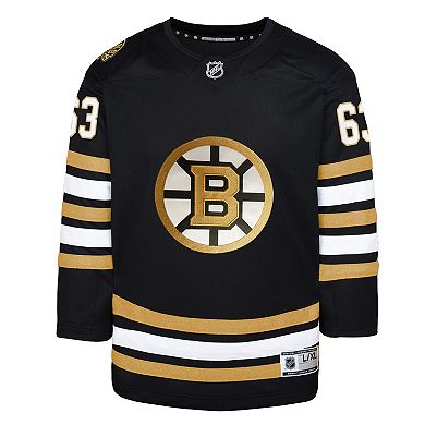 Youth Brad Marchand Black Boston Bruins 100th Anniversary Premier Player Jersey