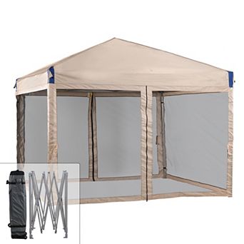 Aoodor Pop Up Canopy Tent with Removable Mesh Sidewalls