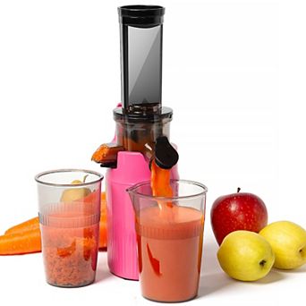 Ventray Essential Ginnie Juicer Compact Small Cold Press Juicer, Masticating Slow Juicer