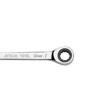 Jetech Double Box End Ratcheting Wrench (8mm x 10mm), Metric