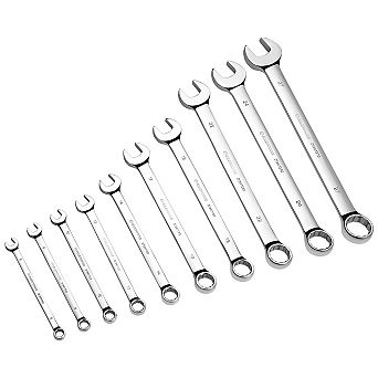 MAXPOWER Combination Wrench Set (8mm - 27mm), Metric, 10 pc