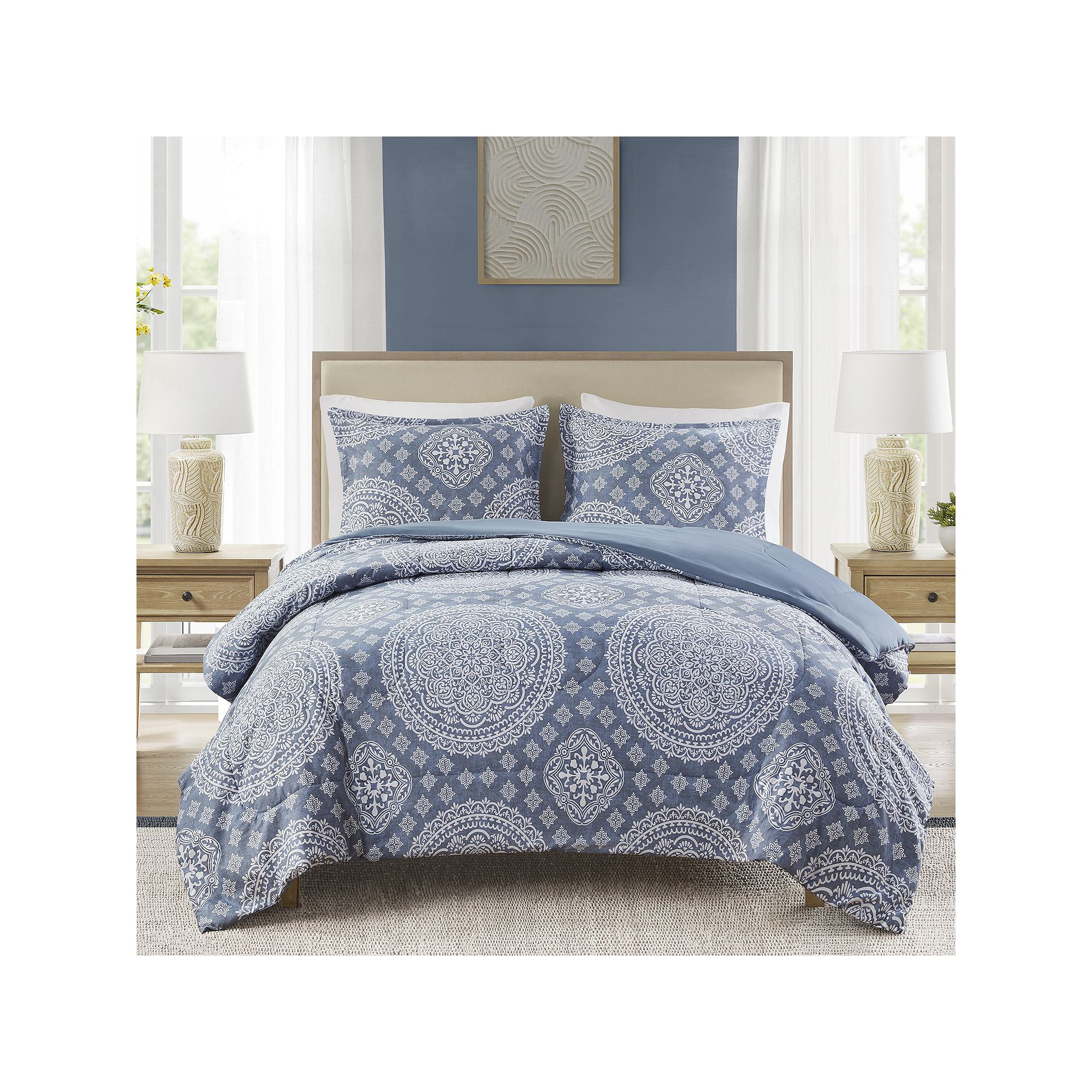 Madison Park Essentials Comforter Set, Bombay Medallion