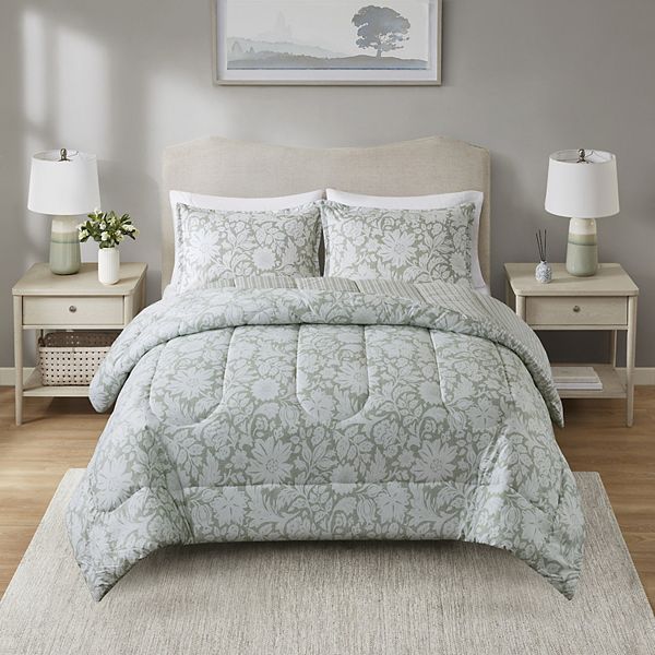 Madison Park Essentials Comforter Set - Craftsman Floral (KING)