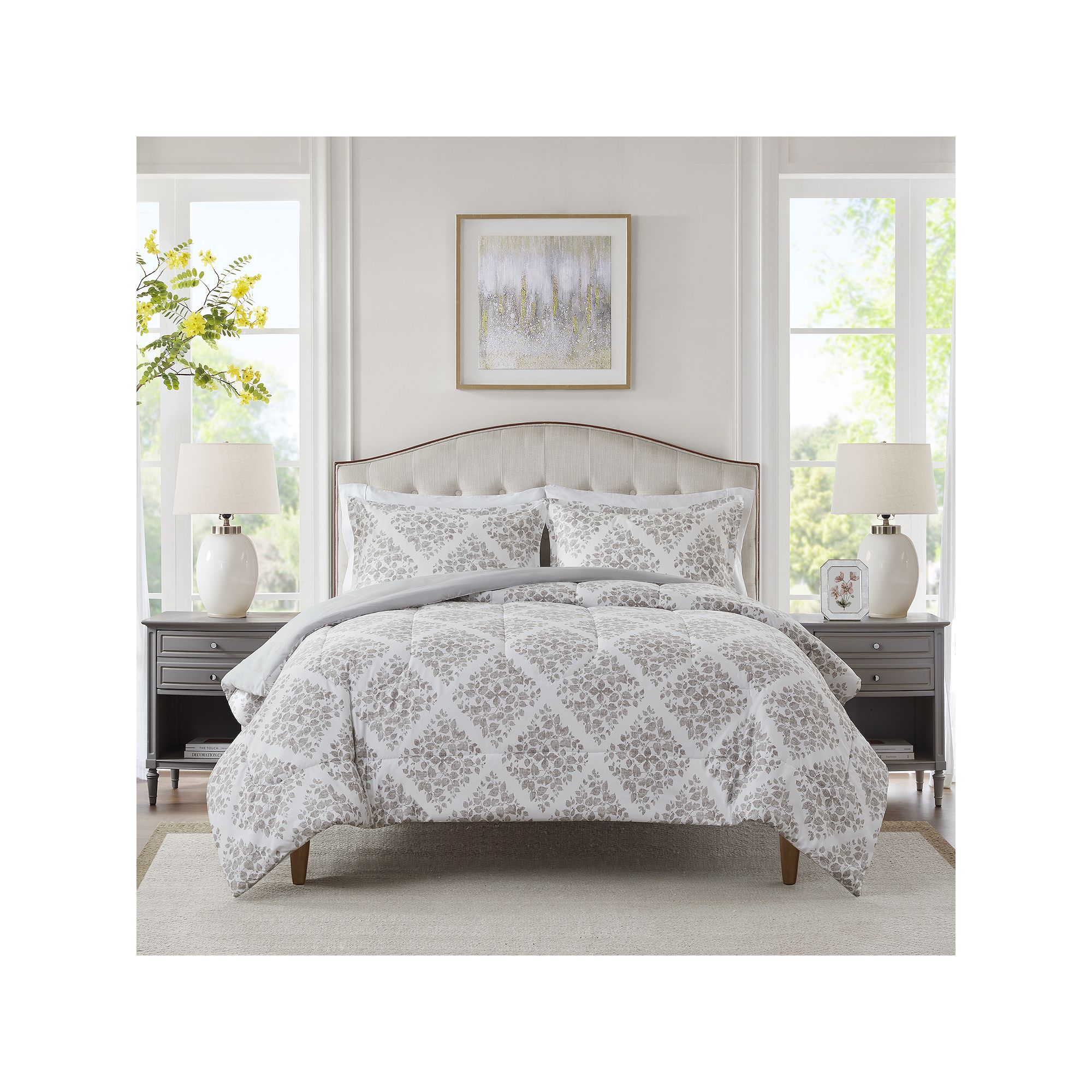 Madison Park Essentials Comforter Set, Stamped Medallion