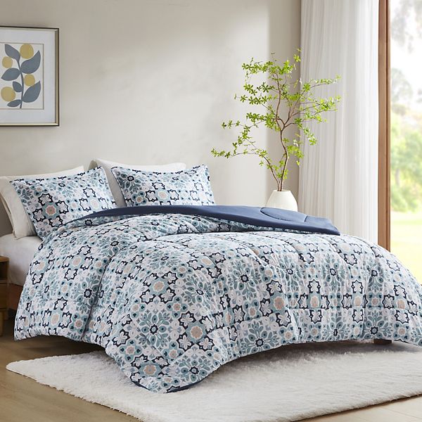 Madison Park Essentials Comforter Set - Tile Medallion (KING)