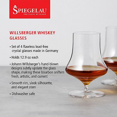 Spiegelau Willsberger 12.9 oz whiskey glass (set of 4)