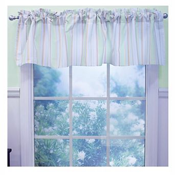 Blue Stripe Window Valance, 1 Pack