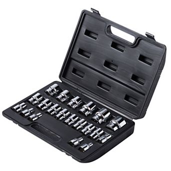 MAXPOWER 1/2" Drive Standard Socket Set (8mm - 32mm), Metric, 20 pc