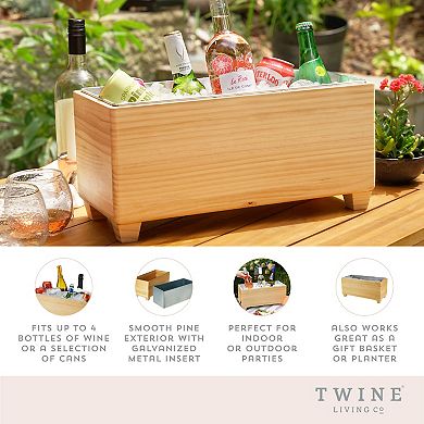 Wooden Beverage Tub by Twine Living®