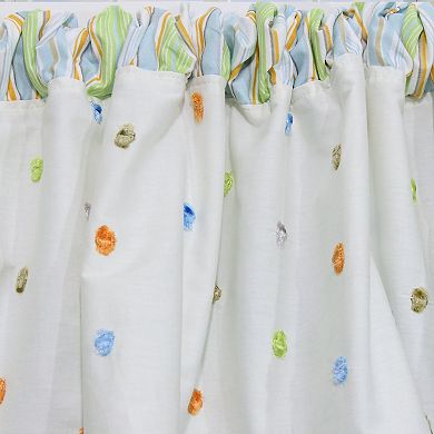 Natural Confetti Window Valance, 1 Pack