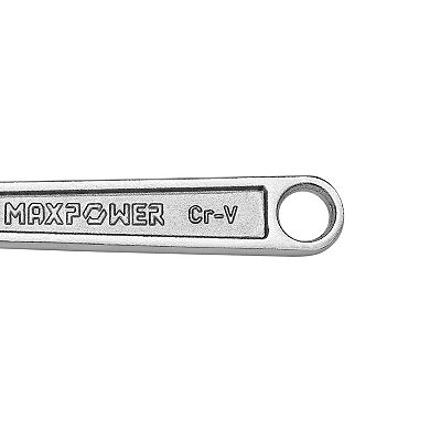 MAXPOWER Heavy Duty Adjustable Wrench Set (6in, 10in), CR-V, 2PCS