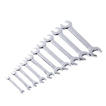 MAXPOWER Double Open-End Wrench Set (6mm - 32mm), Metric, 10 pc