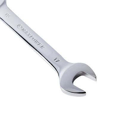 MAXPOWER Double Open-End Wrench Set (6mm - 32mm), Metric, 10PCS