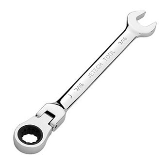 Jetech 7/16 Inch Flexible Head Gear Wrench, SAE