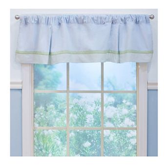 Blue Corduroy Window Valance, 1 Pack